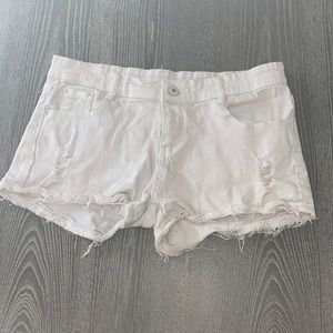 White jean pants, XL but runs small